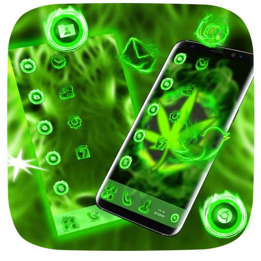 Green 3D Theme For Computer Launcher 1.0