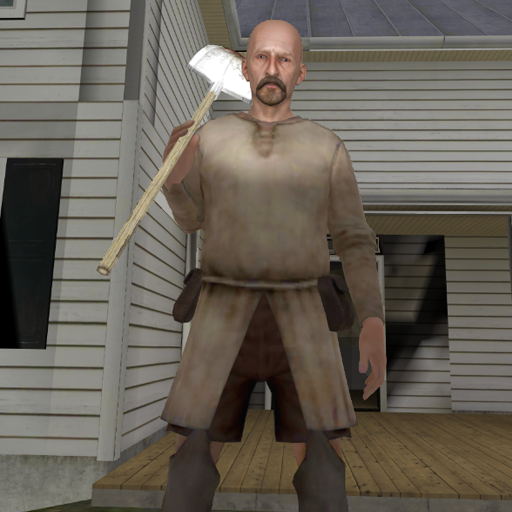 papi scared horror house icon