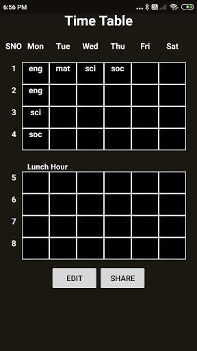 Simple Timetable screenshot 3