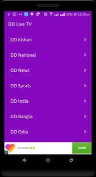 DD Live TV screenshot 2