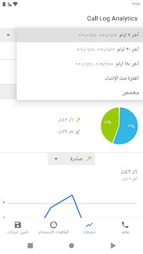 Call Log Analytics 2 تصوير الشاشة