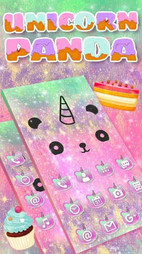 Unicorn Panda Galaxy Themes HD Wallpapers screenshot 1
