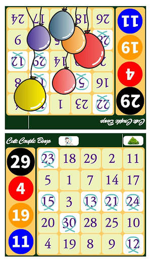 Couple Bingo-2 Player Game screenshot 2