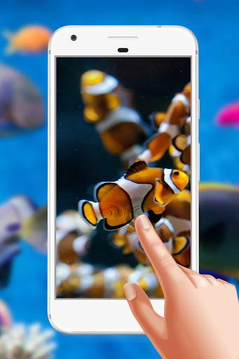 Aquarium Magic Touch Live Wallpaper 5 تصوير الشاشة