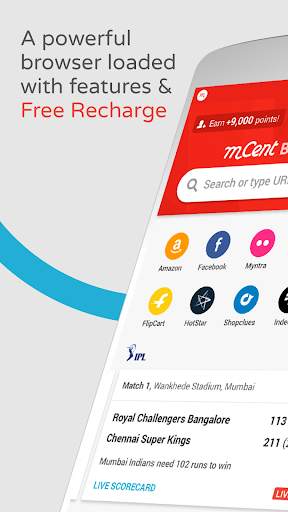 mCent Browser— Browsing lebih cerdas screenshot 1