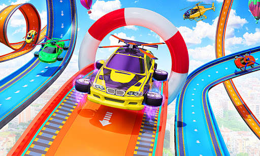 Flying Formula Car Race Game screenshot 2