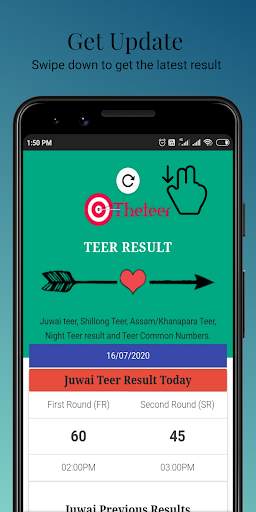 Teer result & common numbers screenshot 3