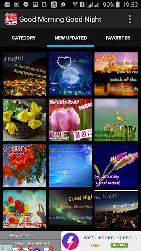 Good morning and night card 5 تصوير الشاشة
