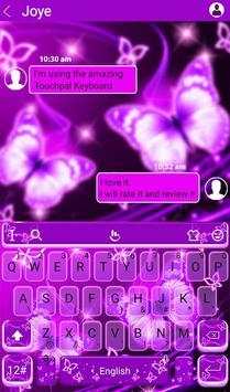 Neon Purple Butterfly screenshot 2