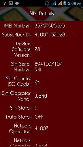 Pakistan Sim Information screenshot 4