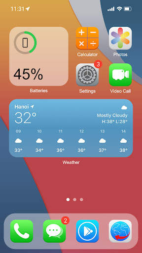 Phone 15 Launcher, OS 17 скриншот 2