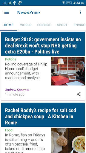 News Zone screenshot 1