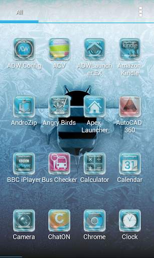 Frozen Android NOVA Launcher Theme - Iconpack 3 تصوير الشاشة