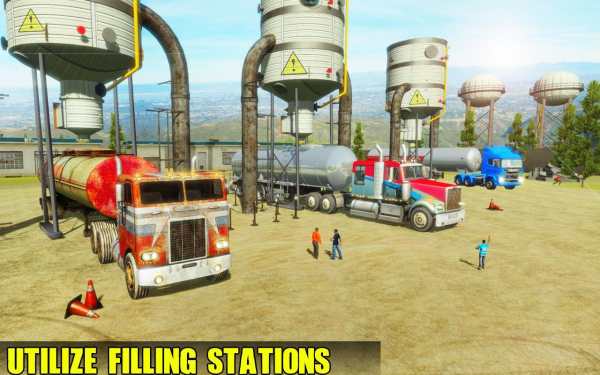 Offroad Oil Tanker Transporter Truck Drive screenshot 2