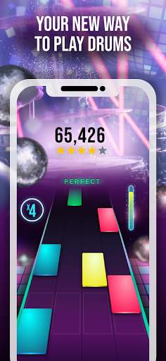 Drum Tiles: drumming game screenshot 1