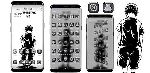 Lonely Boy Launcher Theme screenshot 5