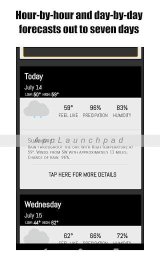 Current Temperature & Simple weather forecast screenshot 10