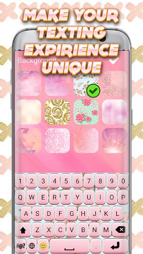 Rose Gold Keyboard screenshot 4
