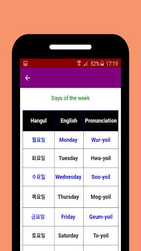 Learn Korean Language Offline screenshot 5