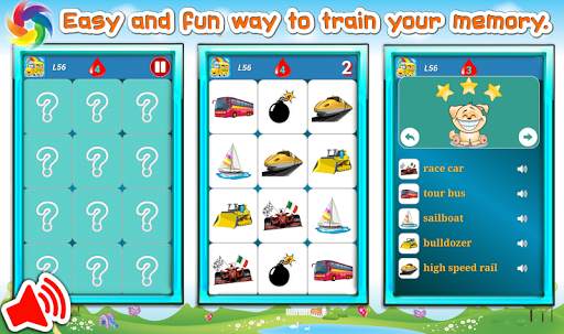 Memory Match Game (Playful Way to Learn English) screenshot 2