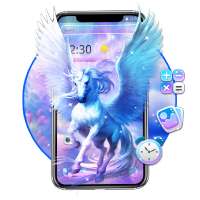 Dreamy Sky White Unicorn Theme logo