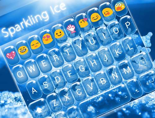 Sparkling Ice Emoji Keyboard स्क्रीनशॉट 5