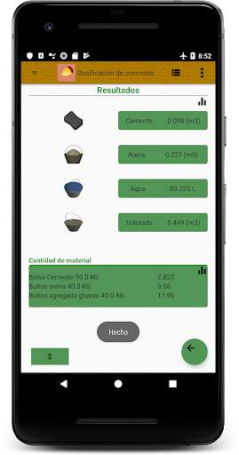 Dosificación de  Concreto Home Engineer screenshot 5