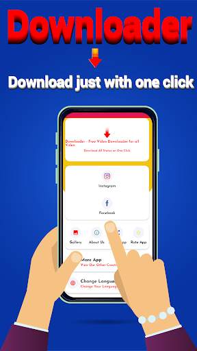 Downloader - Free Video Downloader for fb & Insta screenshot 1