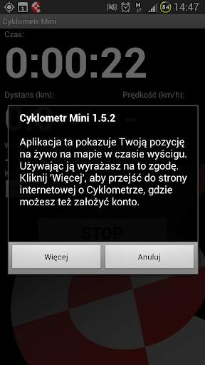 Cyklometr Mini screenshot 2