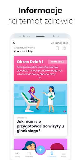 MIA Kalendarz Miesiączka, Kalkulator Dni Płodnych screenshot 4