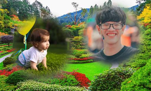 Beautiful Garden Double Photo Frame Application screenshot 4