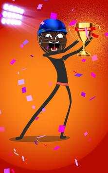 World Cricket Stickman championship: ball & runs screenshot 1