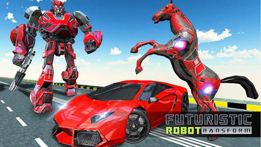 Real Horse Robot Car Transform screenshot 2
