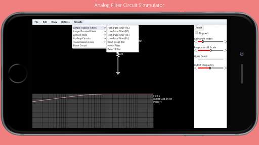 Analog Filter Circuit Simmulator screenshot 7
