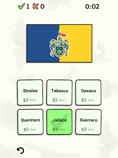 States of Mexico Quiz - Maps, Flags, Capitals screenshot 9