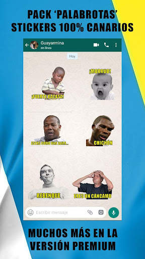 SticKanarias Lite - Stickers C screenshot 4