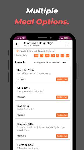 Madhuras - Daily Tiffins screenshot 2