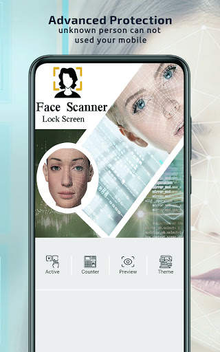 Face Scanner Screen Lock Prank screenshot 3