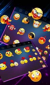Classic Pink blue Light Keyboard Theme screenshot 3