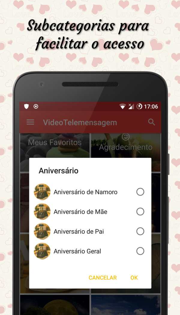 Vídeo Telemensagem: mensagens em video whatsapp screenshot 3