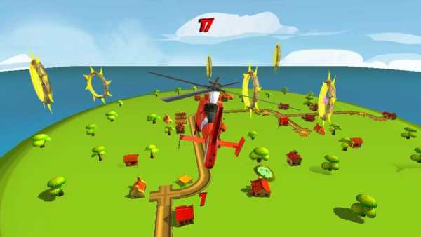 Helicopter Flying Race Game 3D screenshot 5
