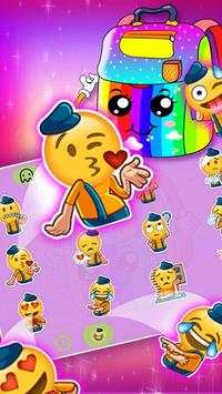 Cute Kawaii Bag Keyboard Theme screenshot 3