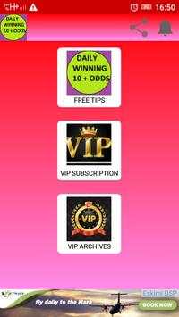 DAILY WINNING 10+ ODDS screenshot 1