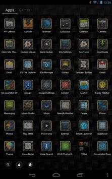 Carbon GO Launcher Theme screenshot 2