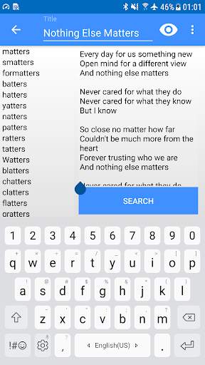 Write Your Own Song - Rhymes Finder screenshot 3