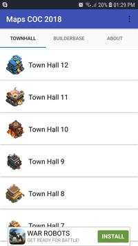 Maps COC 2018 screenshot 1