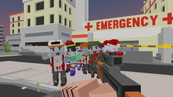 Multiplayer Zombie Survival Pixel 3D screenshot 1