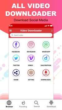 Free video downloader app - HD video download screenshot 1