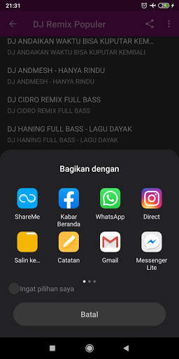 Lagu DJ Remix Populer Mp3 Offline screenshot 6