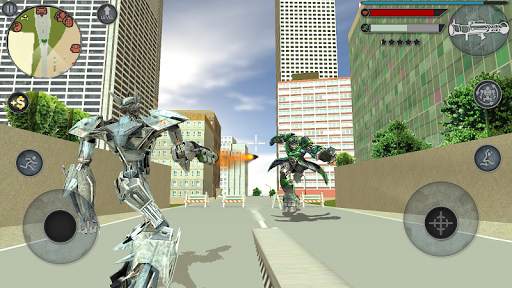 Robot Airplane Simulator Flying Robot Transforming screenshot 2
